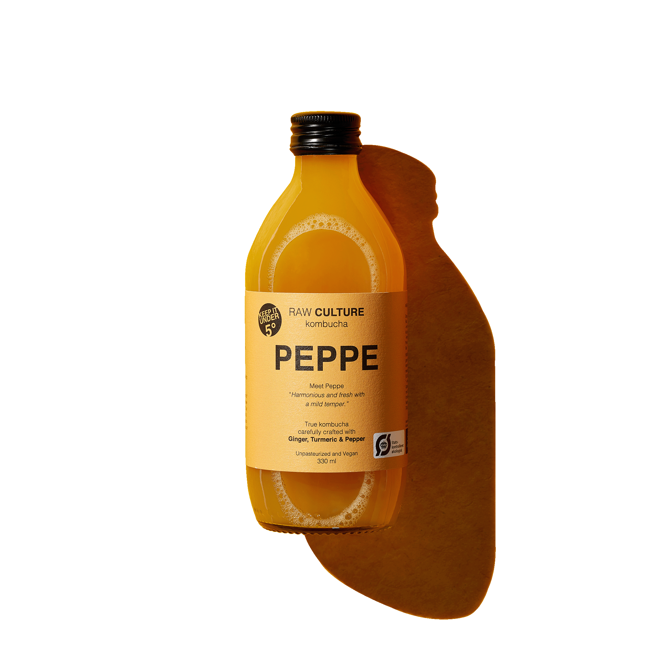 Raw Culture Kombucha med smagen Peppe